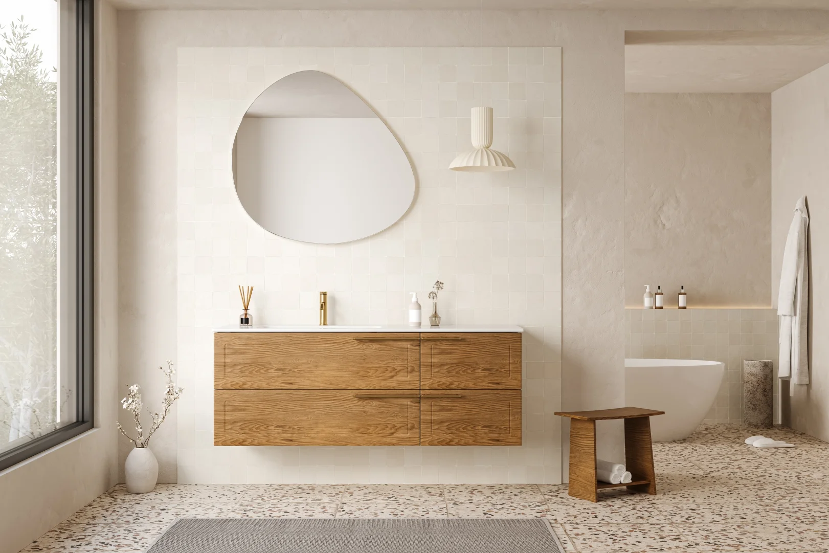 Rénovation complète de salle de bain à Soullans